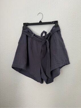 Maurices Paper Bag Cotton Shorts | Tie Front Belt | New with Tag